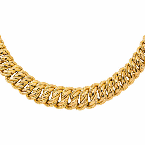 Collier Collier maille américaine en or jaune 58 Facettes 5714289CN