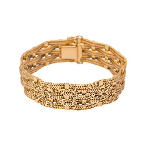 Bracelet Bracelet manchette en or rose 58 Facettes 5773776CN