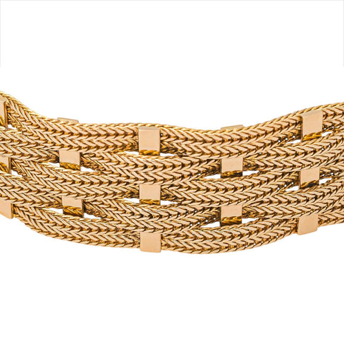 Bracelet Bracelet manchette en or rose 58 Facettes 5773776CN