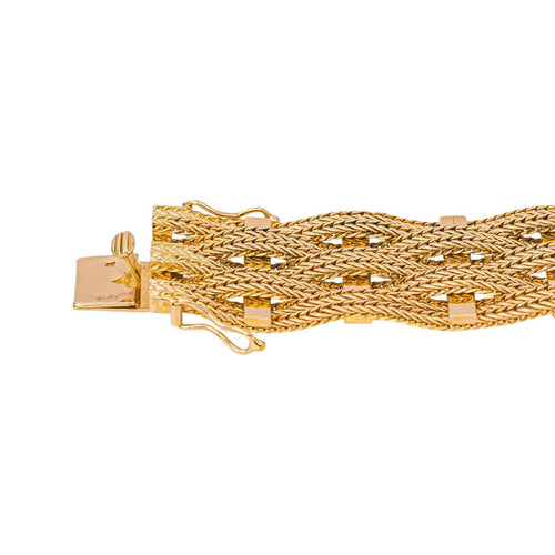 Bracelet Bracelet manchette en or rose 58 Facettes 5773776CN