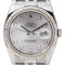 Montre Rolex Datejust - Montre en acier, or blanc et diamants 58 Facettes 5676618RV