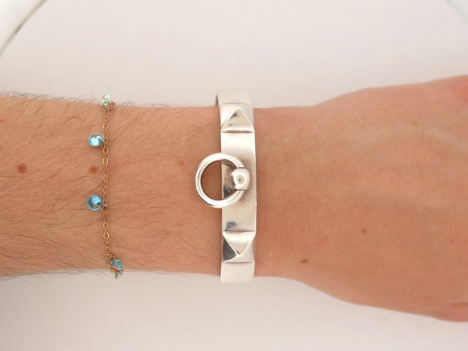Bracelet Hermès Collier de Chien PM - Bracelet en argent 925 58 Facettes 275379