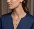 Collier Van Cleef & Arpels - Collier Négligée Art déco en platine, diamants et onyx 58 Facettes D17