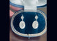 Boucles d'oreilles Leitão & Irmão - Pendants d’oreilles Belle Époque en platine, or et diamants 58 Facettes C14