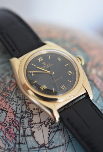 Montre Rolex Oyster Perpetual Bubbleback Ovetto - Montre 3131 en or jaune 58 Facettes RO-700
