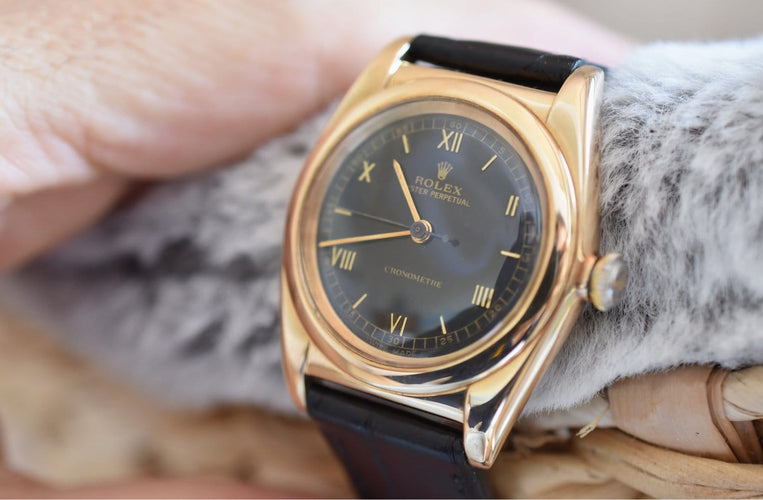 Montre Rolex Oyster Perpetual Bubbleback Ovetto - Montre 3131 en or jaune 58 Facettes RO-700
