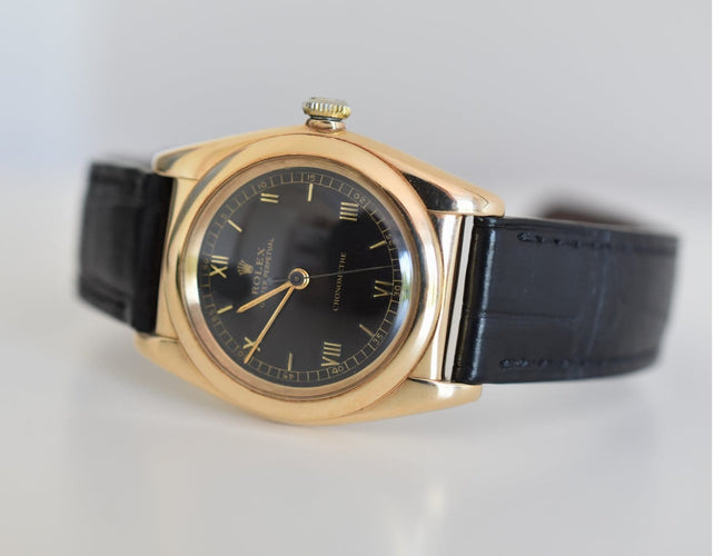 Montre Rolex Oyster Perpetual Bubbleback Ovetto - Montre 3131 en or jaune 58 Facettes RO-700