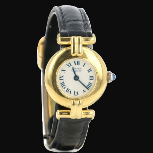 Montre Cartier Must - Montre Tank Vermeil plaqué or 58 Facettes MT47223