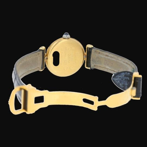 Montre Cartier Must - Montre Tank Vermeil plaqué or 58 Facettes MT47223