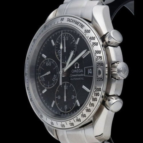 Montre Omega Speedmaster - Montre chronographe Date en acier 58 Facettes MT47085