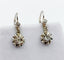 Boucles d'oreilles Boucles d'oreilles dormeuses antiques en or blanc et diamants 58 Facettes A07375
