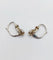 Boucles d'oreilles Boucles d'oreilles dormeuses antiques en or blanc et diamants 58 Facettes A07375