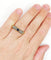 Bague 64 Bague chevalière vintage en or 18k, acier et saphir 58 Facettes A07432