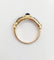 Bague 64 Bague chevalière vintage en or 18k, acier et saphir 58 Facettes A07432