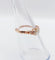 Bague 52 Bague solitaire antique en or rose 18K et diamant 58 Facettes A07437