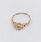 Bague 52 Bague solitaire antique en or rose 18K et diamant 58 Facettes A07437