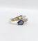 Bague 55 Bague toi et moi serpent en or 18k, diamant poire et saphir 58 Facettes A07351