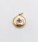 Pendentif Pendentif porte-photo antique en or rose 18k, rubis et diamants 58 Facettes A07411
