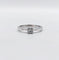 Bague 49 Bague solitaire vintage en or blanc 18k et diamant princesse 58 Facettes A07424