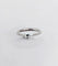 Bague 49 Bague solitaire vintage en or blanc 18k et diamant princesse 58 Facettes A07424