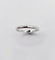 Bague 49 Bague solitaire vintage en or blanc 18k et diamant princesse 58 Facettes A07424