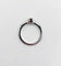 Bague 49 Bague solitaire vintage en or blanc 18k et diamant princesse 58 Facettes A07424