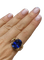 Bague 58 Bague étoiles en or jaune 18K, saphir synthétique et diamants 58 Facettes BO/260206
