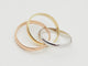 Bague 57 Cartier Trinity Classic - Bague en trois ors 18 carats 58 Facettes 33803