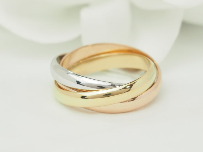 Bague 57 Cartier Trinity Classic - Bague en trois ors 18 carats 58 Facettes 33803