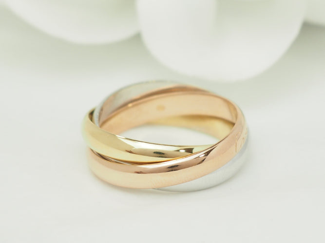Bague 57 Cartier Trinity Classic - Bague en trois ors 18 carats 58 Facettes 33803