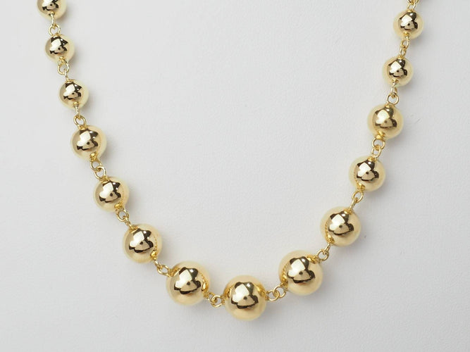 Collier Collier marseillais - Collier boules en chute en or jaune 58 Facettes 33480