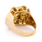 58 Bague plaque géométrique rétro en or jaune 18k, platine et diamants 58 Facettes A4F65C224C8A4F5F969A6C561F2E79AA