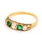 58 Bague ancienne en or 14 carats avec diamant taille ancienne et émeraudes 58 Facettes BB0157F47BE14748A466421F5179F9C2