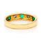 52 Bague gypsy vintage en or jaune 18k, émeraudes et diamants 58 Facettes D02162999F8B4C4A8F8C74761A84DC93