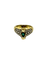 Bague 52 Piaget - Bague vintage en or jaune, émeraudes et diamants 58 Facettes Piaget