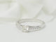 Bague 53 Bague solitaire en or blanc et diamants 58 Facettes 30920