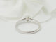 Bague 53 Bague solitaire en or blanc et diamants 58 Facettes 30920