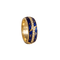 Bague 61.5 Fabergé - Bague en or jaune, émail bleu et diamants 58 Facettes HJ062602