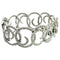 Bracelet Bracelet tourbillon en or blanc 14k et diamants 58 Facettes