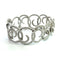 Bracelet Bracelet tourbillon en or blanc 14k et diamants 58 Facettes
