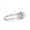 Bague 53 Rosetta - Bague de fiançailles en or blanc 14k et diamant 58 Facettes
