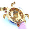 Broche Broche tortue en or 18 carats, émail, diamants et rubis 58 Facettes