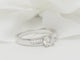 Bague 54 Solitaire - Bague en or blanc et diamants 58 Facettes 24474