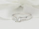 Bague 54 Solitaire - Bague en or blanc et diamants 58 Facettes 24474