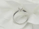 Bague 54 Solitaire - Bague en or blanc et diamants 58 Facettes 24474
