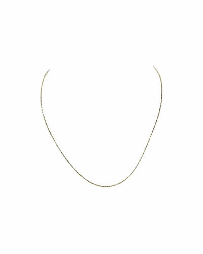 Collier Chaîne en or 14 carats, 43 cm 58 Facettes