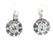 Boucles d'oreilles Boucles d'oreilles en argent et or avec diamants taille ancienne 58 Facettes