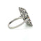 Bague 51 Art déco - Bague en platine, diamants et saphirs 58 Facettes