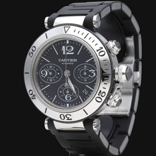 Montre Cartier - Montre Pasha Seatimer Chronograph 42 mm 58 Facettes MT46753