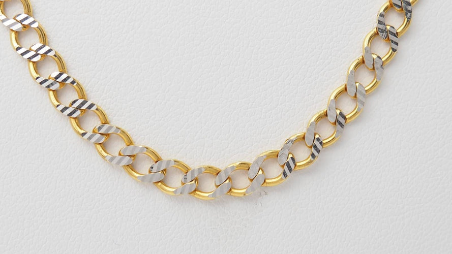 Collier Collier maille fantaisie en or jaune 18 kt 58 Facettes 31084